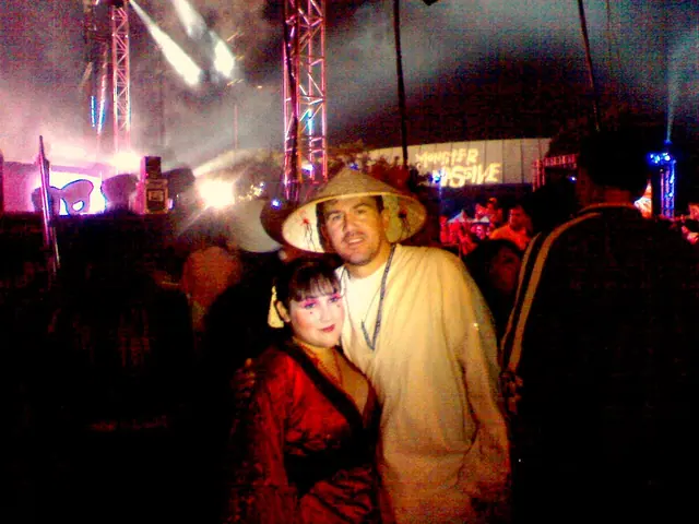Armin Van Buuren Trance Dj at Monster Massive 2009. Us in VIP cabana area. Dj Download & my Michelle Obama.