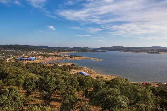 Boom Festival 2018 seen from the Being Fields
