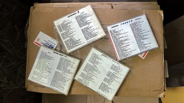 Dance music of the 1990s. CDs. Rostov-on-Don, Russia.