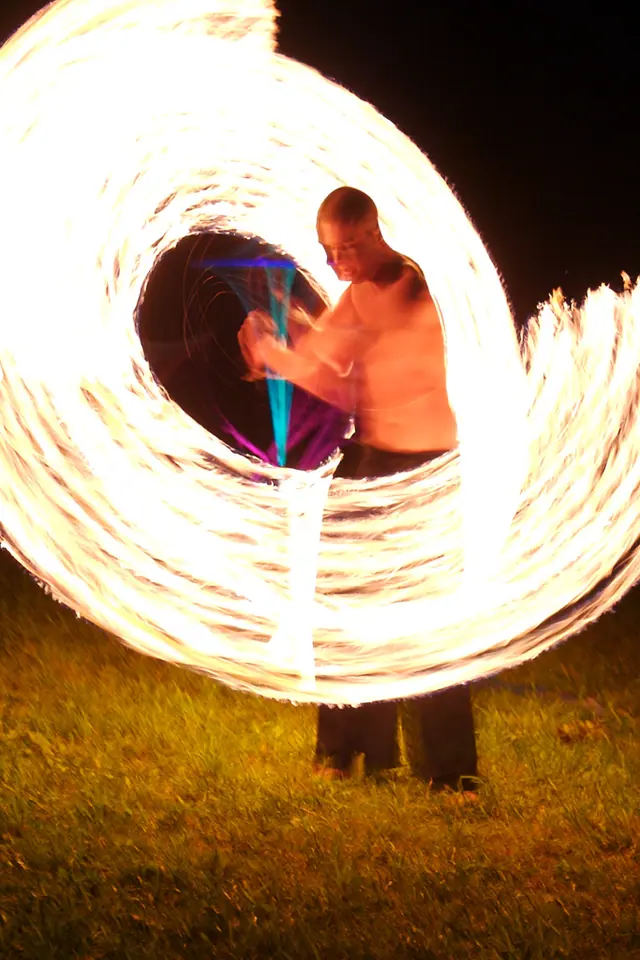 Spiel mit dem Feuer.