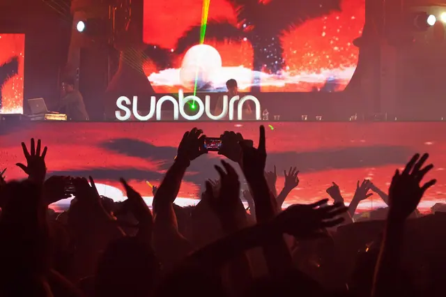 Sunburn Trance Music Festival in Candolim, Goa. Axwell, Paul Van Dyk, Ferry Corsten, Richard Durrand, John Fleming, Aly & Fila, and more.