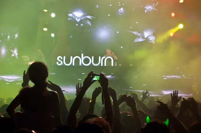 Sunburn Trance Music Festival in Candolim, Goa. Axwell, Paul Van Dyk, Ferry Corsten, Richard Durrand, John Fleming, Aly & Fila, and more.